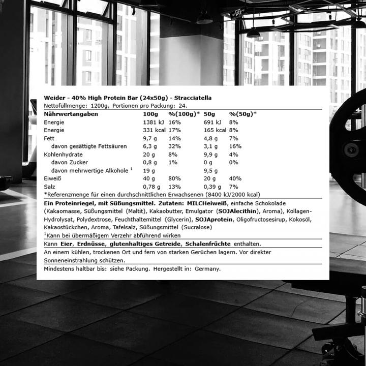 Image du produit Weider Barre High Protein (1200 g, 1 pcs)