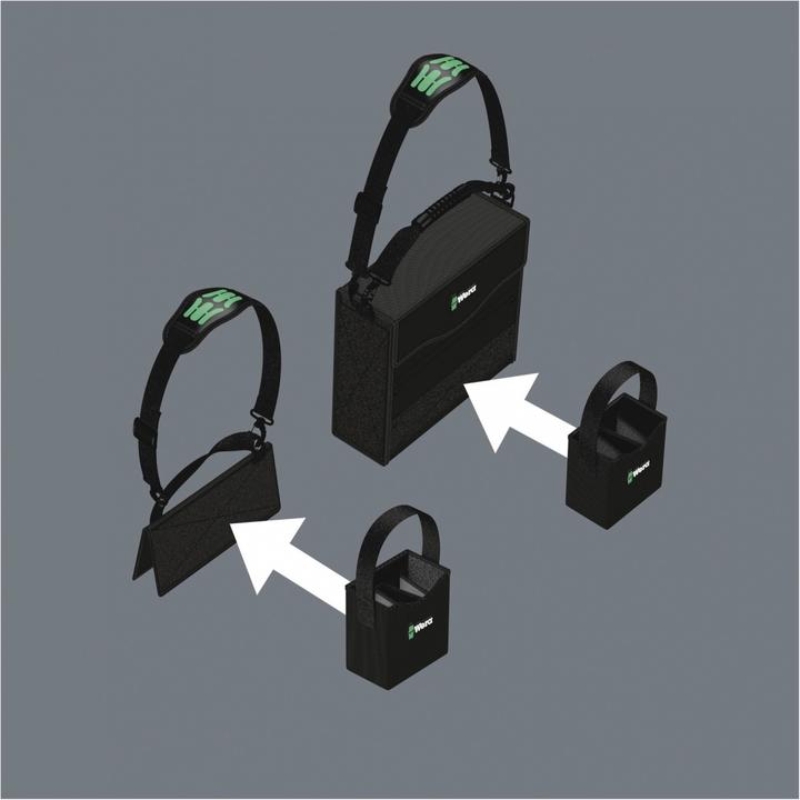 Immagine prodotto Wera Kraftform 2go 100 (Viti con testa a intaglio, Torx (TX), Cacciavite a croce PZ, Fessura croce Phillipps (PH))