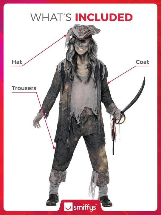 Produktbild Smiffys Ghost Ship Ghoul (M)