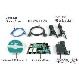 Moxa Industrial Managed Redundant E EOM-104-FO EVALUATION KIT 2x1, Netzwerkadapter