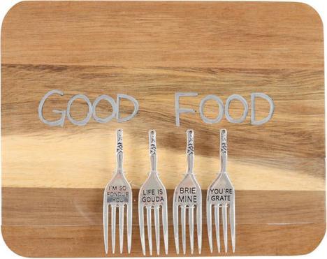 Produktbild Hoff Interieur Käsebrett mit Pickern "Good Food"