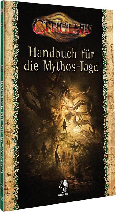 Image du produit Pegasus Cthulhu : Manuel de la chasse aux mythes (couverture souple) (Allemand, 3 - 12 Joueur)