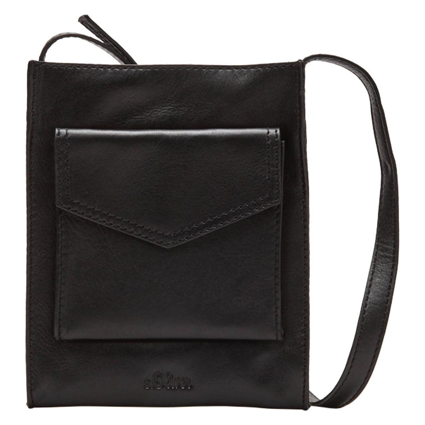 S.Oliver, Damen, Handtasche, Mini Crossbody Bag, Schwarz, Grau