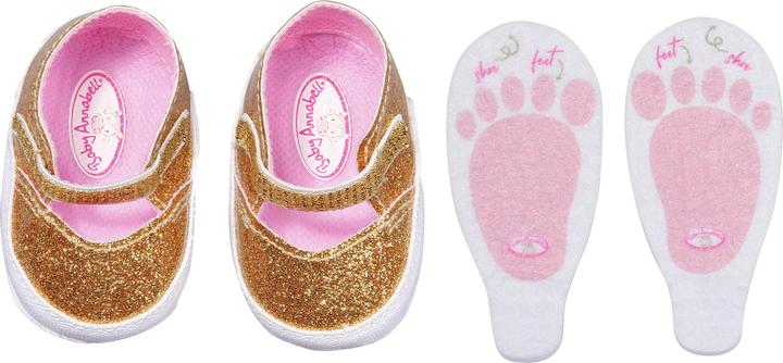 Baby Annabell Shoes Gold 43cm