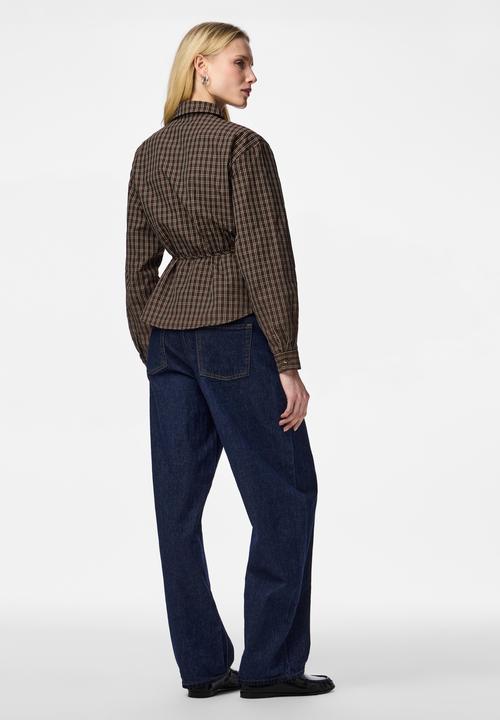 Immagine prodotto Pieces Pcmaya Kariertes Bindedetail Hemd (S)