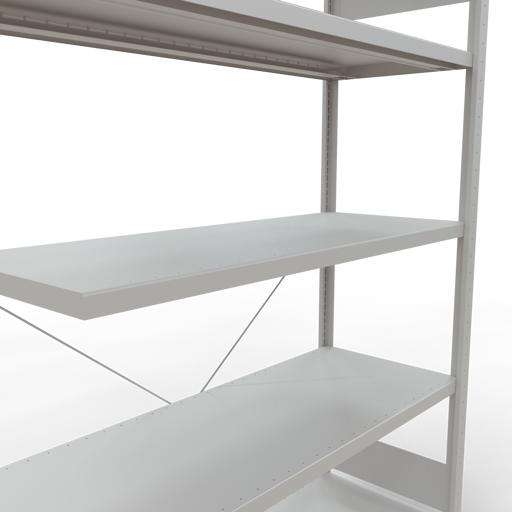 Produktbild Schulte Lagertechnik Stecksystem Anbauregal MULTIplus250 mit Kreuzstrebe