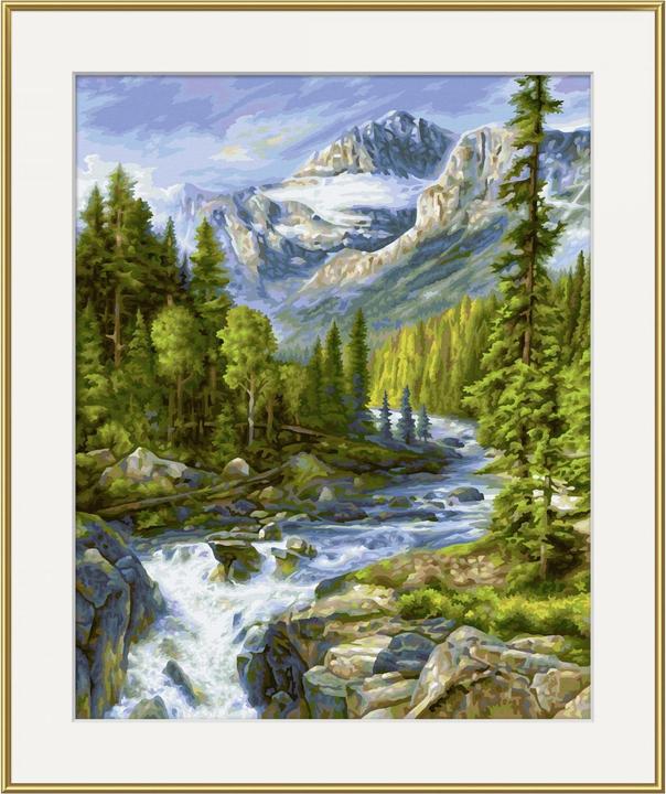 Actual product image Schipper Painting by Numbers - Rocky Mountains