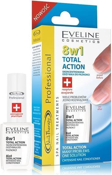 Eveline Nail Therapy 8in1 Total Action Intensive Nail Conditioner (12 ml)