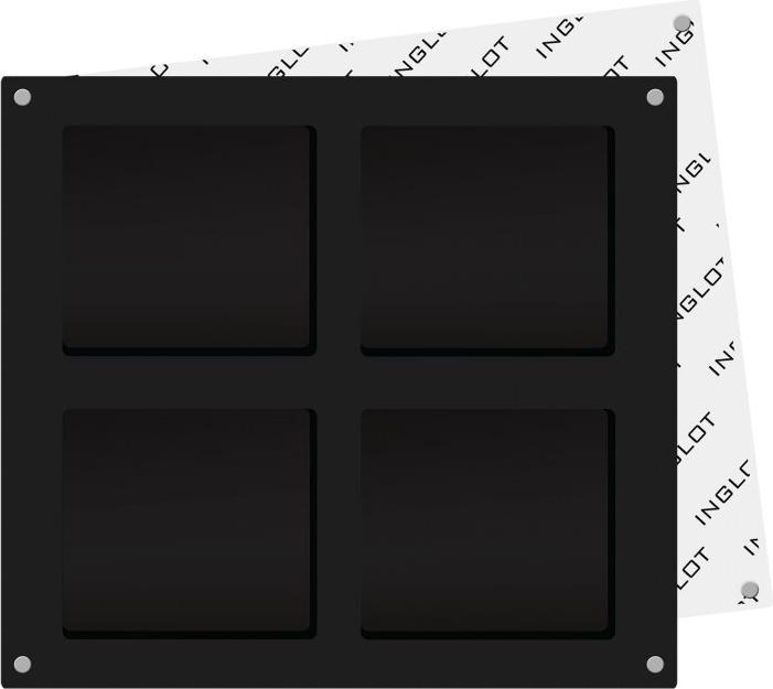 Actual product image Inglot Freedom System Palette Square Customisable Magnetic Layer for Long-Lasting Makeup Eyeshadow Combinat