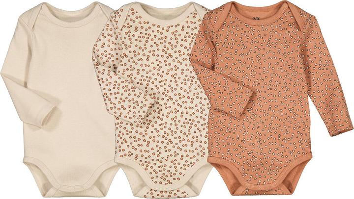 Actual product image La Redoute Collections 3er-Pack langärmelige Bodys (74)