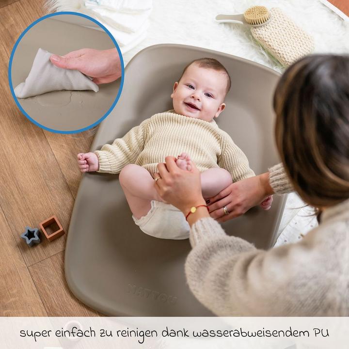 Produktbild Nattou Wickelauflagen Wickel-Set mit Wickelunterlage Softy & Windeleimer (50 x 70 cm)