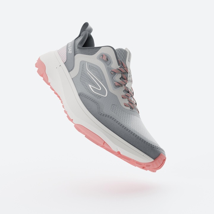 Actual product image Kalenji Trailrunningschuhe Damen - JogFlow 190 Grip dunkelgrau/pink (42)