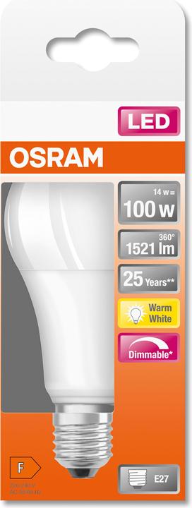 Produktbild Osram Led Superstar Classic A (E27, 13 W, 1521 lm, 1 x, F)