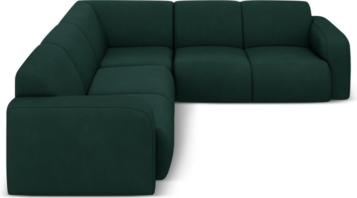 Actual product image Micadoni Symmetrical Corner Sofa, "Molino", 5 Seats, 252x252x75 Made in Europe (Corner sofa)