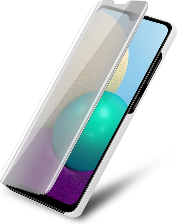 Actual product image Cadorabo Book Smart View Mirror Cover (Samsung Galaxy M02, Samsung Galaxy A02)