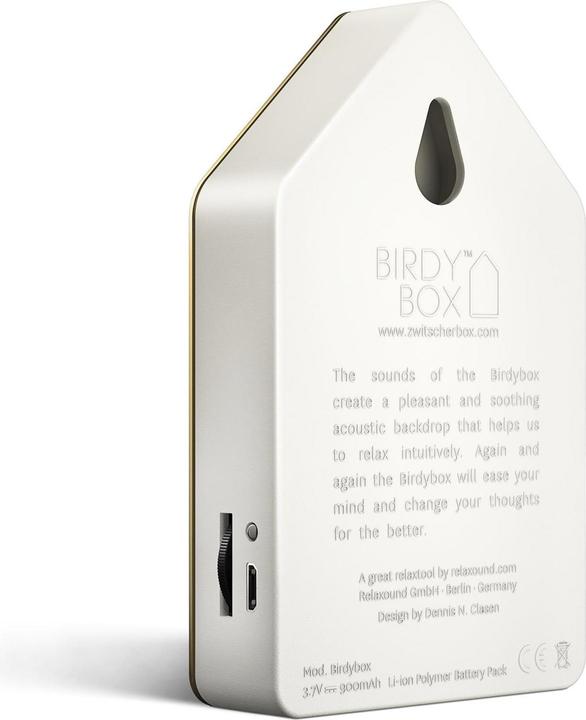 Image du produit Zwitscherbox Birdybox (7,5 x 2,5 x 12,5 cm)