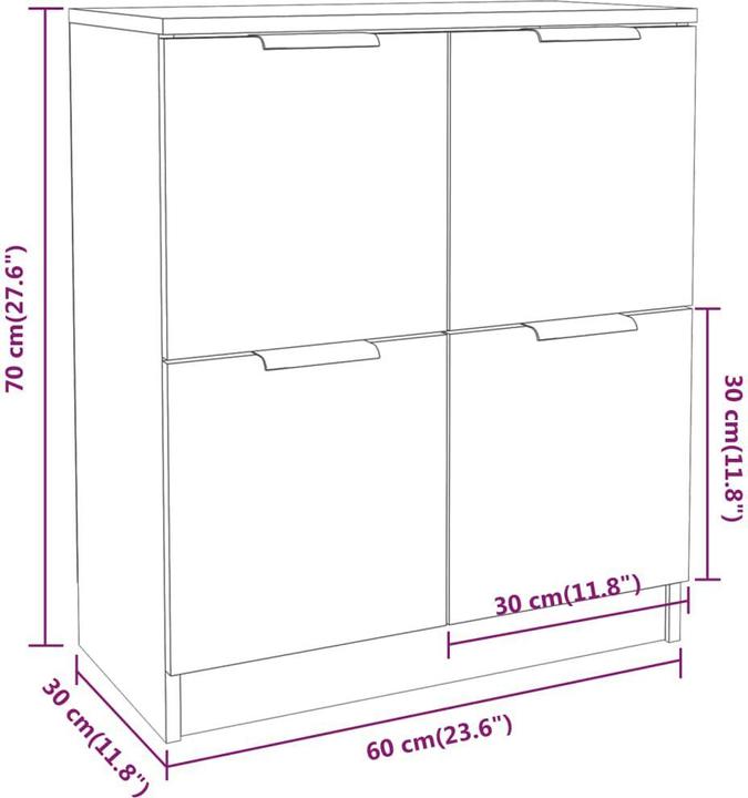 Image du produit vidaXL Sideboard (60 x 30 x 70 cm)