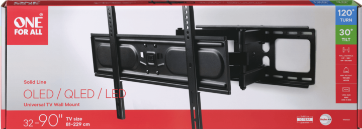 Actual product image One for All Solid WM4661 (Wall, 90", 60 kg)