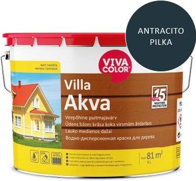 Viva Color PEINTURE FAÇADE VILLA AKVA GREY 7016 9L