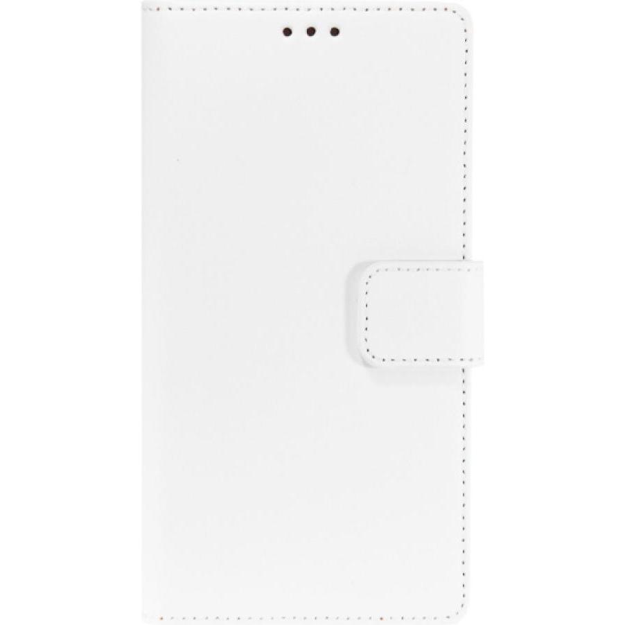 OEM Slim Leather Book Case for Galaxy A7 - White 4250710560875 (Samsung Galaxy A7), Smartphone Hülle, Weiss
