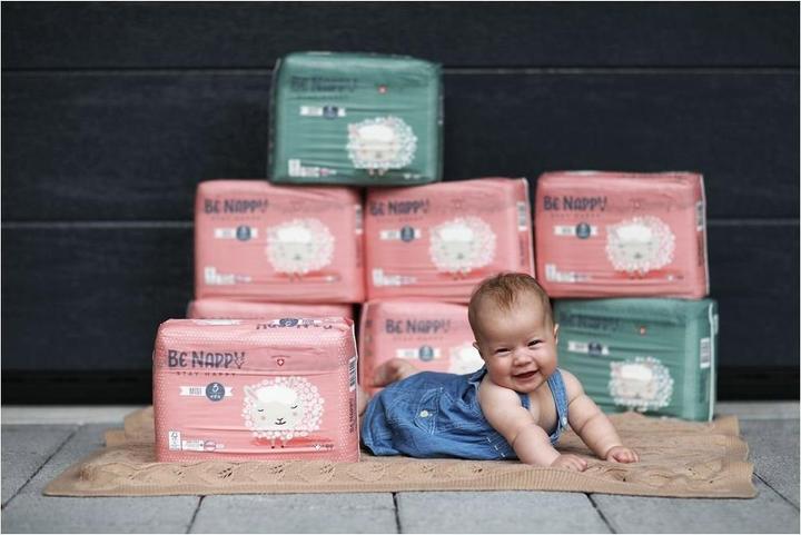 Actual product image Be Nappy Diaper (Size 3, Monthly box, 176 Piece)