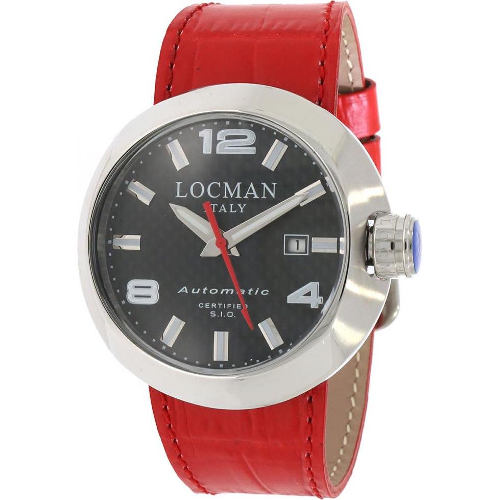Thumbnail - Locman, Armbanduhr, Italy Herrenuhr Change Automatik Ref. 0425, Rot, (Analoguhr, 46 mm)