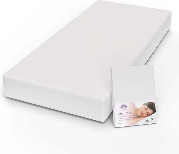 Actual product image Lotus Bettwaren Jersey fitted sheet Souplesse (120 x 200 cm)