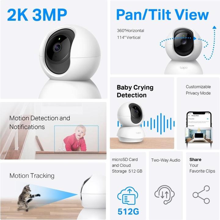 Actual product image TP-Link Tapo TC71 (2304 x 1296 Pixels)