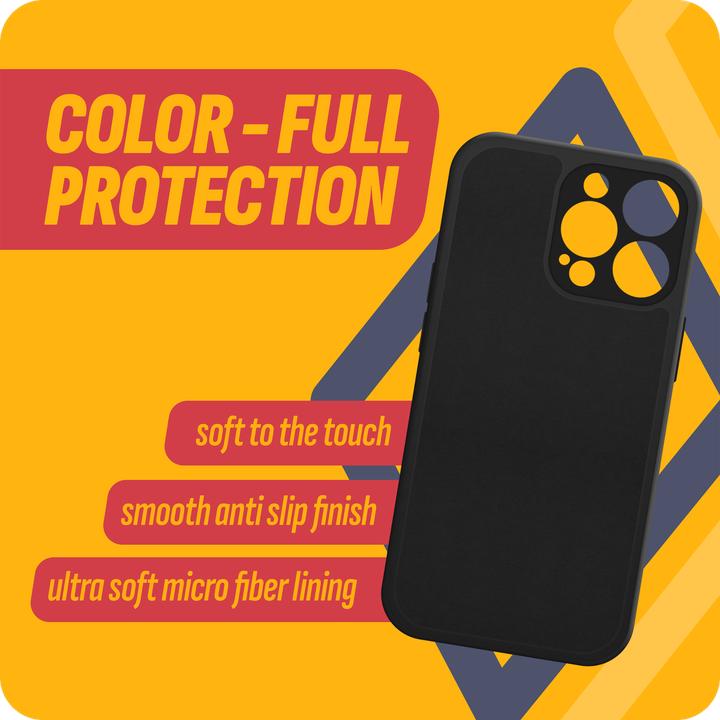 Produktbild Cazy Silikon Hülle Kompatibel mit iPhone 15 Pro - Soft TPU Schutz - (Apple iPhone 15 Pro)