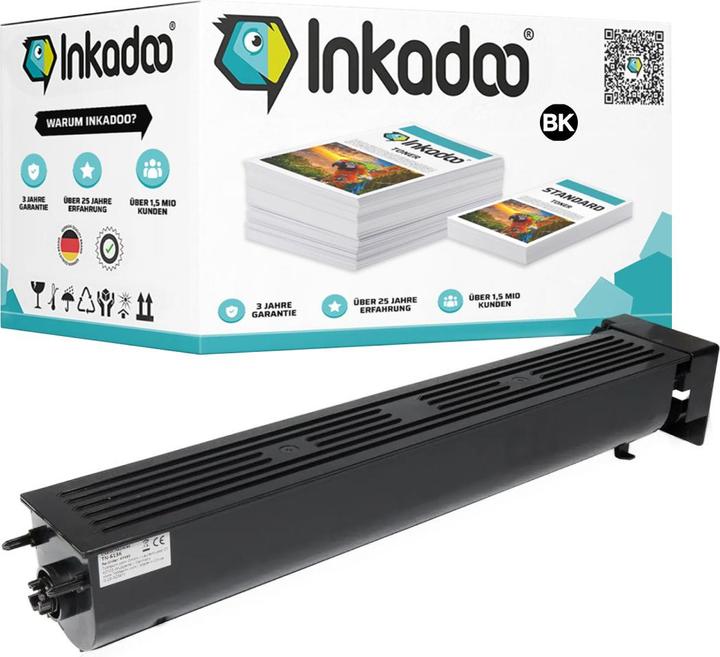 Produktbild Inkadoo Toner kompatibel zu Konica Minolta A0TM150 / TN-613K Toner, schwarz Schwarz (BK)