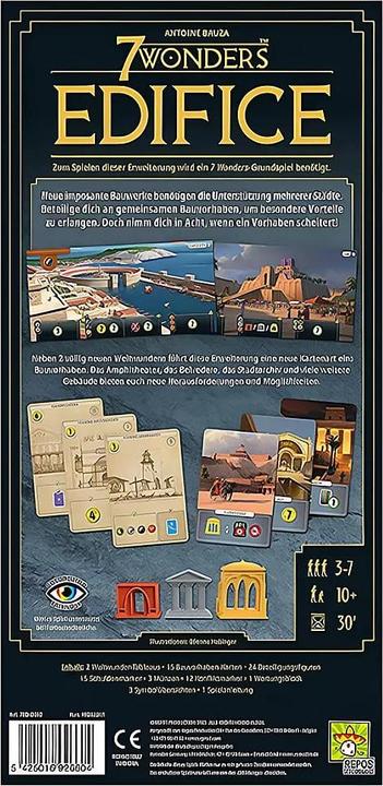 Actual product image Repos Production Wonders Edifice (German, 3 - 7 Players)