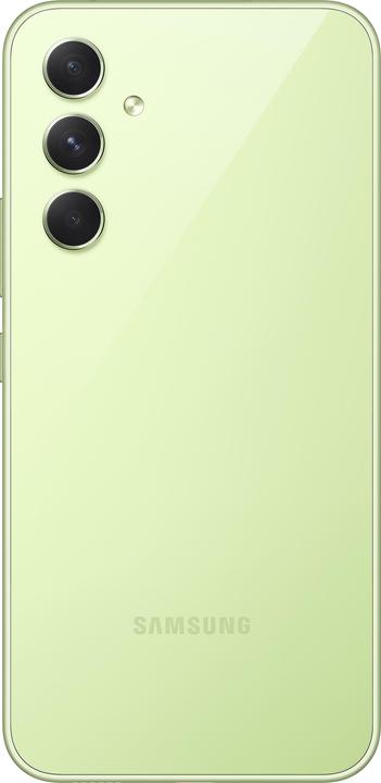 Actual product image Samsung Galaxy A54 5G (128 GB, Awesome Lime, 6.40", Hybrid Dual SIM, 5G)
