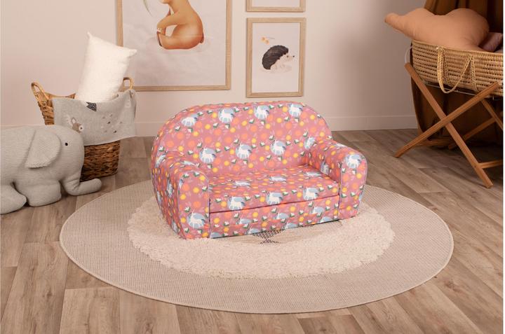 Actual product image Knorrtoys Kindersofa - "Einhorn pink" (Children sofa)