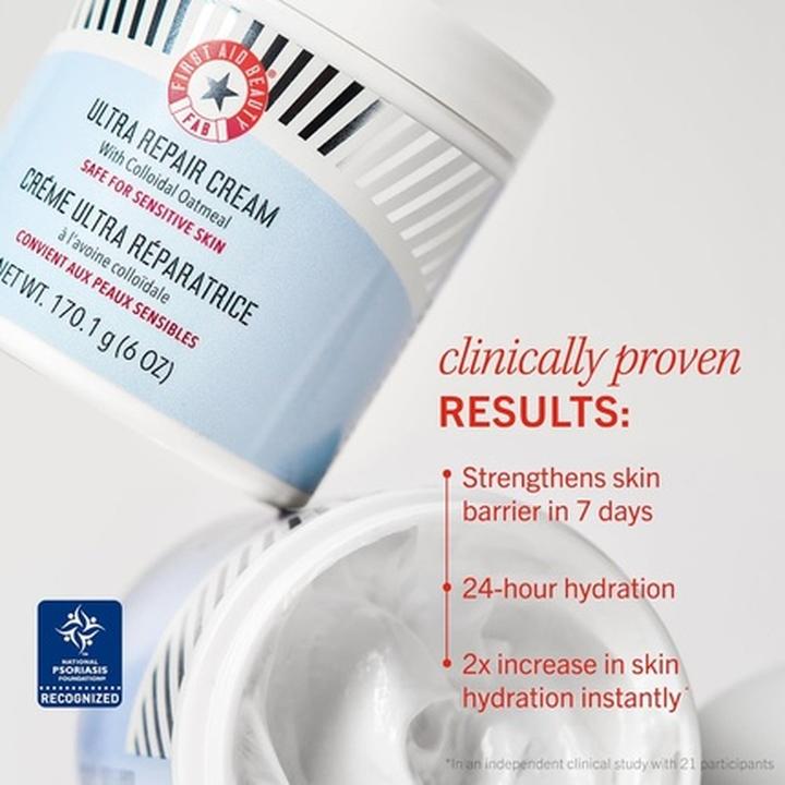 Produktbild First Aid Beauty Ultra Repair Cream Intense Hydration Moisturizer for Face (170 ml, Tagescreme)