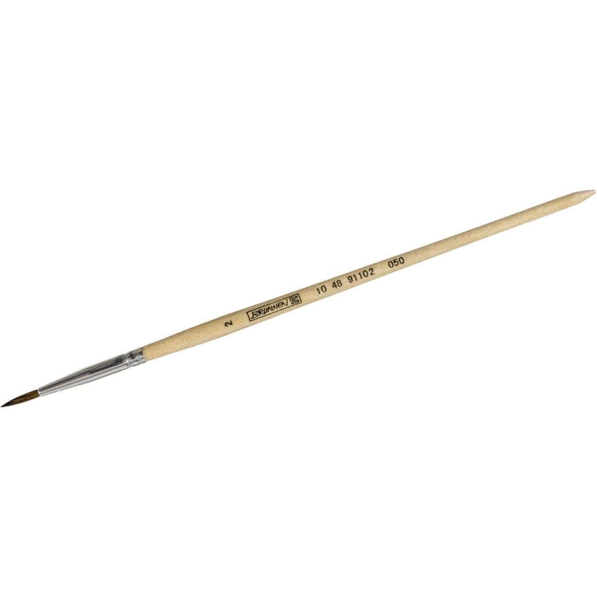 Brunnen, Pinsel, 2 Haarpinsel Grösse 2 (2 mm)