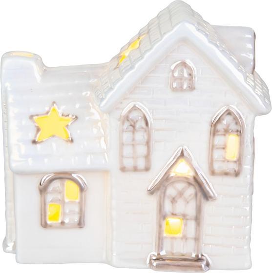 MICA Living House with LED - approx. 11.5 x 5.5 x 10.5 cm