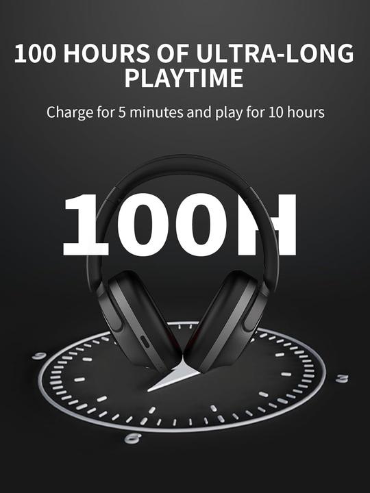 Image du produit 1More Kopfhörer mit aktiver Geräuschunterdrückung (ANC, 100 h, Sans fil)