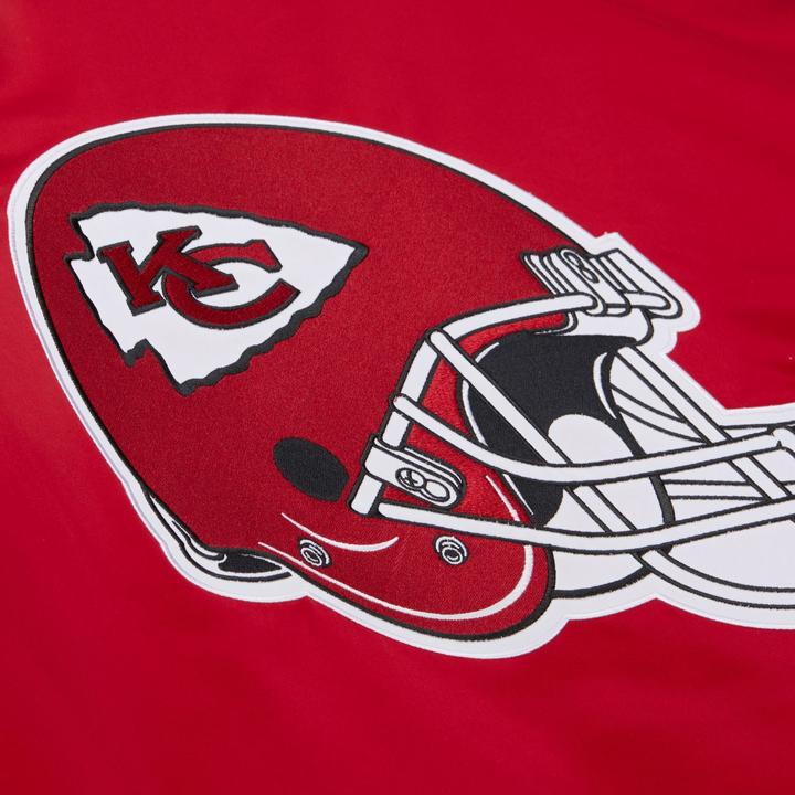 Actual product image Mitchell & Ness M&N Heavyweight Satin Jacke NFL Kansas City Chiefs - L (L)
