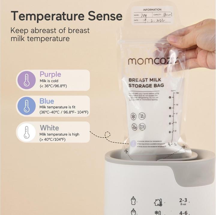 Actual product image Momcozy Breastmilk Storage Bags