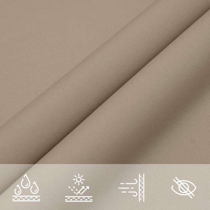Produktbild VidaXL Sonnensegel Taupe 2X2X2 M 100% Polyester Oxford Orange