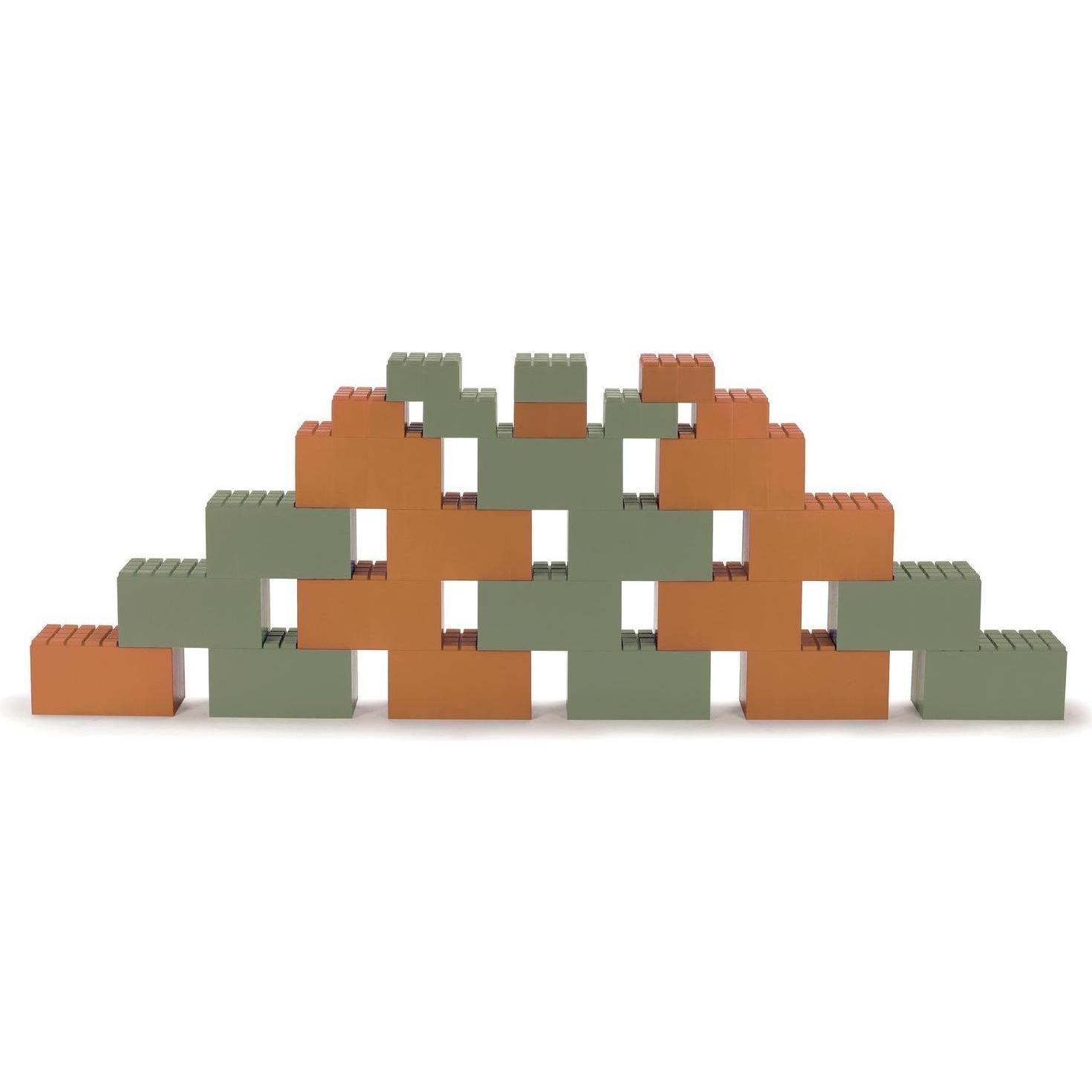 dantoy Building Blocks - Orange and Green (6994)