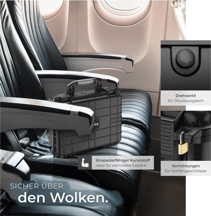 Produktbild tectake Fotokoffer Universalbox (Fotokoffer, 14.50 l)