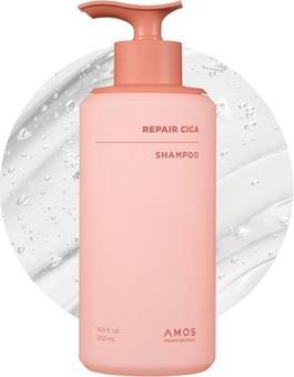 Actual product image Amos Professional - Repair Cica Shampoo - 500 ml (Liquid shampoo, 500 ml)