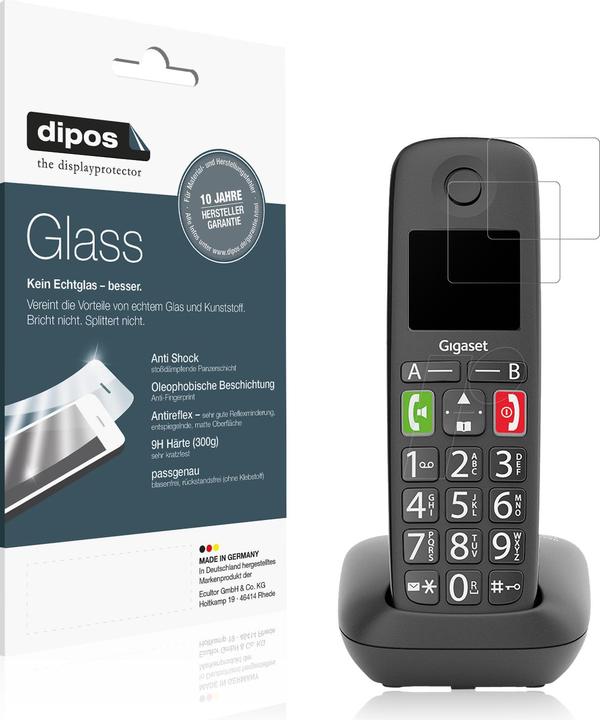 Produktbild Dipos Anti-Shock Displayschutz Matt 9H (1 Stück, Gigaset GS290)