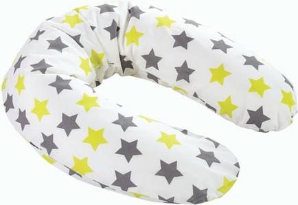 Produktbild Zewi Bezug für Baby- lagerungskissen 9892 lime Stars (100 cm)