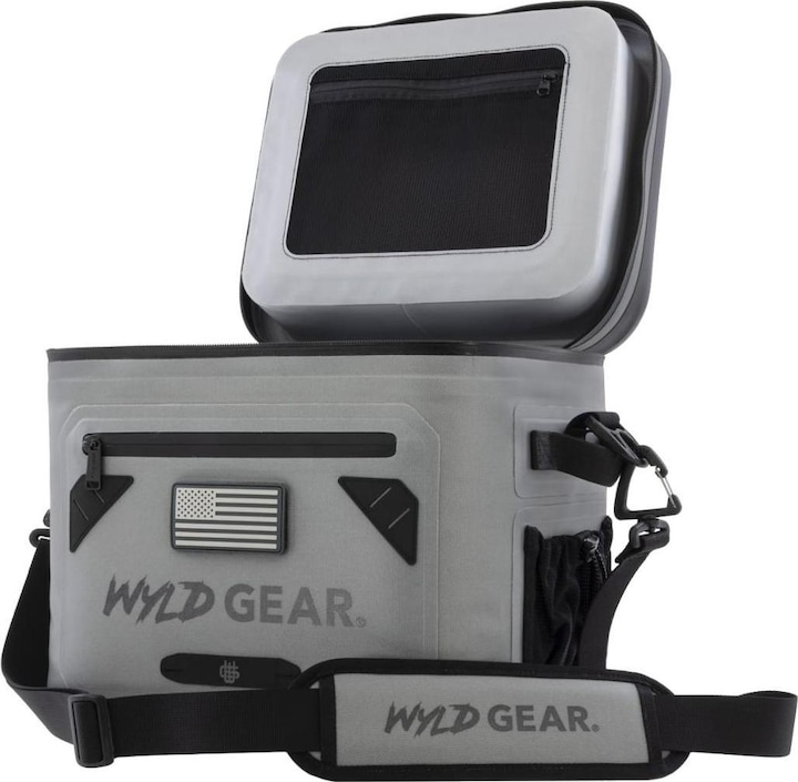 Actual product image Wyld Gear Soft Cooler 20 Can, Greyblack (7.83 l)