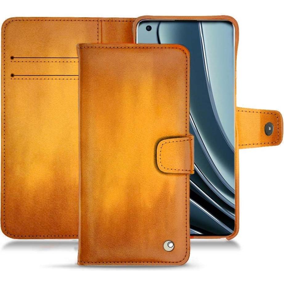Noreve Lederschutzhülle Wallet (OnePlus 10 Pro), Smartphone Hülle, Orange