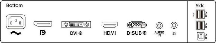Actual product image Philips B-Line 252B9/00 (1920 x 1200 pixels, 25")