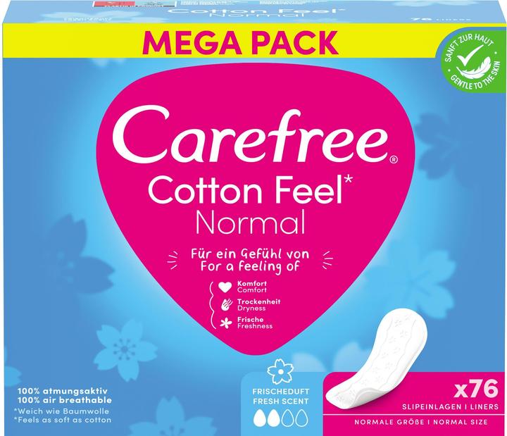 Produktbild Carefree Cotton Feel (76 x)