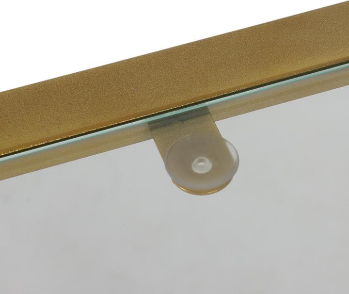 Actual product image Relaxdays Konsolentisch mit 3 Glasablagen (100 x 30 x 73 cm)